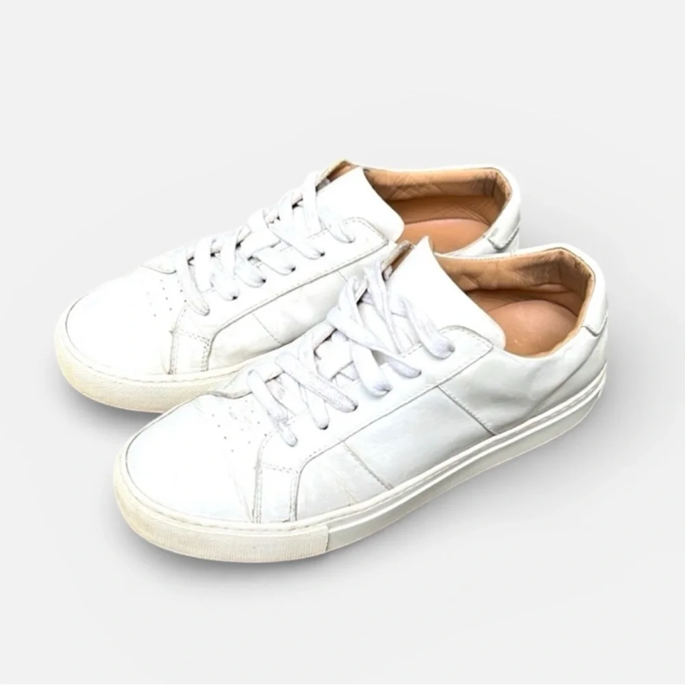 Greats Royale Leather Sneakers in White Size 8